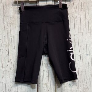 Ladies Calvin Klein Black Performance Shorts